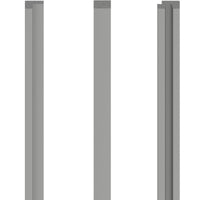 Vox Linerio S-Line Slat Panel Trims - Grey - Floors To Walls