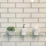 London Tile (white brick) - Pack of 4 - Floors To Walls