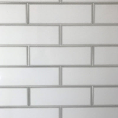 London Tile (white brick) - Pack of 4 - Floors To Walls