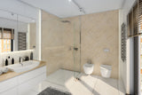 Large Pergammon - 1m Shower Wall Panelling - Floors To Walls