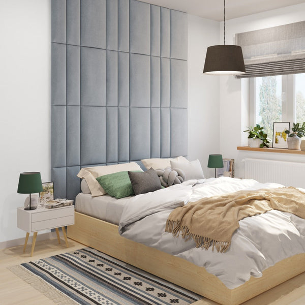 Vox Vilo Upholstered Wall Panel 30cm x 60cm - Grey - Floors To Walls