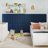 Vox Vilo Upholstered Wall Panel 15cm x 60cm - Navy - Floors To Walls