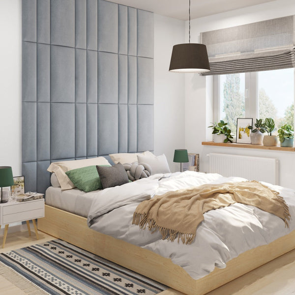 Bedroom upholstered discount wall panels