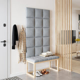 Vox Vilo Upholstered Wall Panel 30cm x 30cm - Grey - Floors To Walls