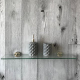 Large Distressed Oak Grey - 1m Shower Wall Panelling - Floors To Walls