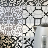 Large Patchwork - 1m Shower Wall Panelling - Floors To Walls