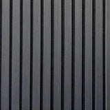 Slat Wall Panel - Black 600x600mm Single - Floors To Walls