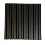 Slat Wall Panel - Black 600x600mm 4 Pack - Floors To Walls