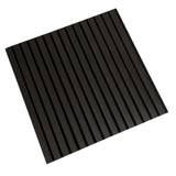 Slat Wall Panel - Black 600x600mm 4 Pack - Floors To Walls