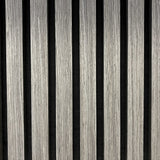 Slat Wall Panel - Grey 600x600mm Single - Floors To Walls