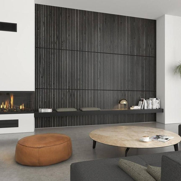 Slat Wall Panel - Grey 600x600mm Single - Floors To Walls