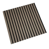 Slat Wall Panel - Grey 600x600mm Single - Floors To Walls