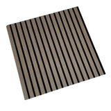 Slat Wall Panel - Grey 600x600mm 4 Pack - Floors To Walls