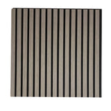 Slat Wall Panel - Grey 600x600mm 4 Pack - Floors To Walls