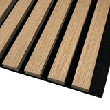Slat Wall Panel - Natural Oak - Floors To Walls