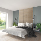 Slat Wall Panel - Natural Oak 600x600mm Single - Floors To Walls