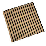 Slat Wall Panel - Natural Oak 600x600mm 4 Pack - Floors To Walls