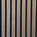 Slat Wall Panel - Walnut - Floors To Walls