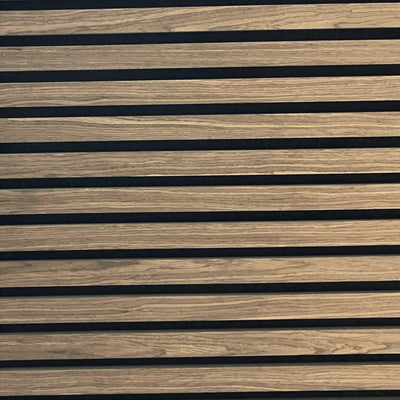 Slat Wall Panel - Walnut - Floors To Walls