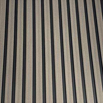 Sulcado Slat Panel - Grey Oak Large - Floors to Walls