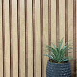 Sulcado Slat Panel - Pure Natural Oak Large - Floors To Walls