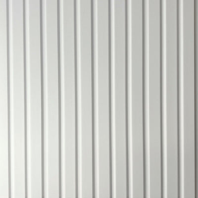 Sulcado Slat Panel - Pure White Large - Floors To Walls