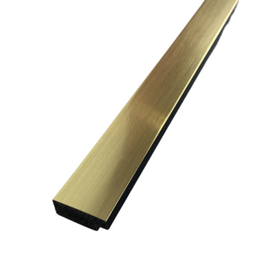 Sulcado Slat Panel - Trims - Gold - Floors To Walls