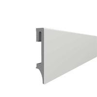 Light Grey Skirting Board Vox 80mm x 2400mm - Floors To Walls