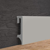 Warm Grey Skirting Board Vox 80mm x 2500mm - Floors To Walls