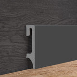 Anthracite Grey Skirting Board Vox 80mm x 2500mm - Floors To Walls