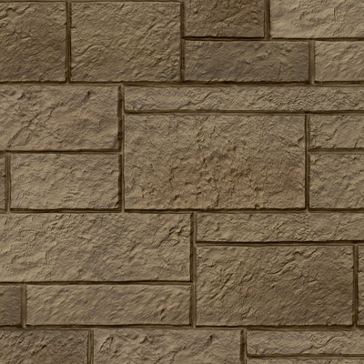 VOX Sandstone Light Brown External Stone Cladding System - Floors To Walls