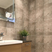 Cutline Beige Tile Effect - Floors To Walls