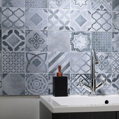 Dumawall+ Multifix Vinta Solid Tile Bathroom Cladding - Floors To Walls