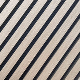 Slat Wall Panel - Natural Oak - Floors To Walls