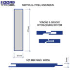 Decorwall Elegance Wood Grain chalked Oak - Floors To Walls