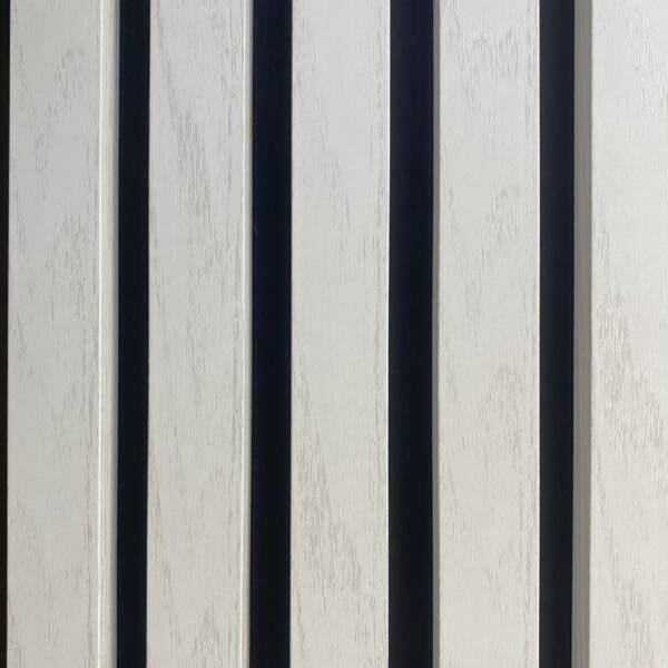 Sulcado Range Acoustic Slat Wall Panel - White Wood - Image 2