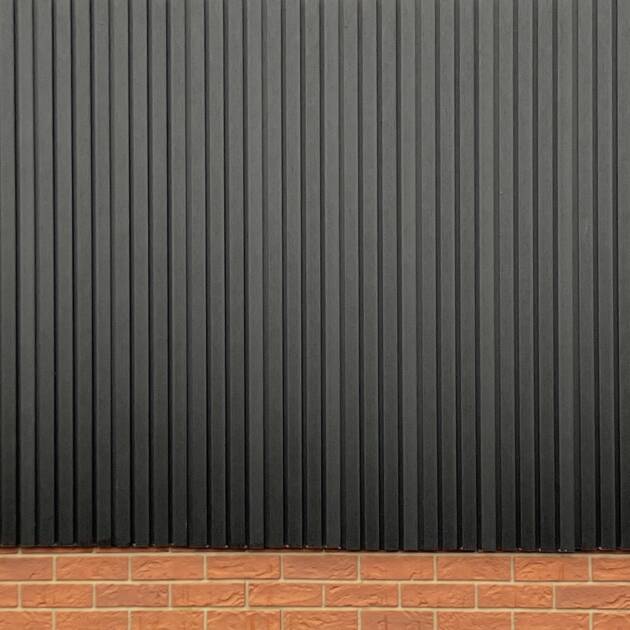 External Slat Wall Cladding - Black