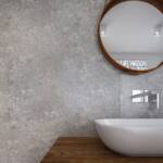 Large Concrete - 1m Shower Wall Panelling - Floors To Walls