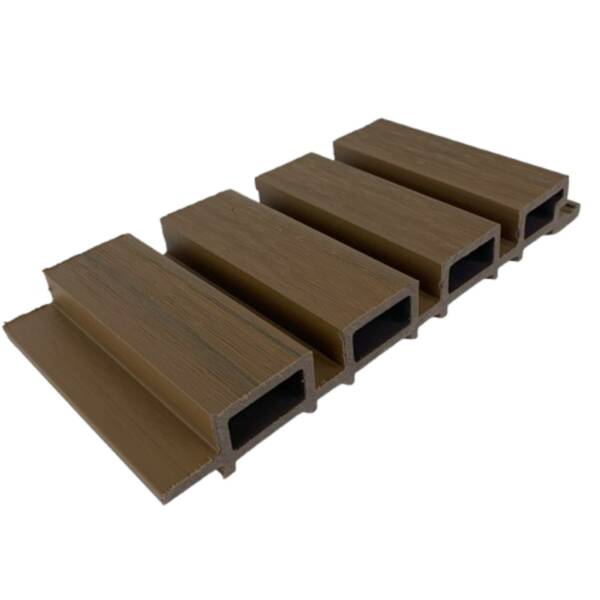 External Slat Wall Cladding - Dark Teak - Image 2