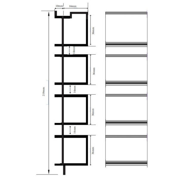 External Slat Wall Cladding - Rustic Wood - Image 5