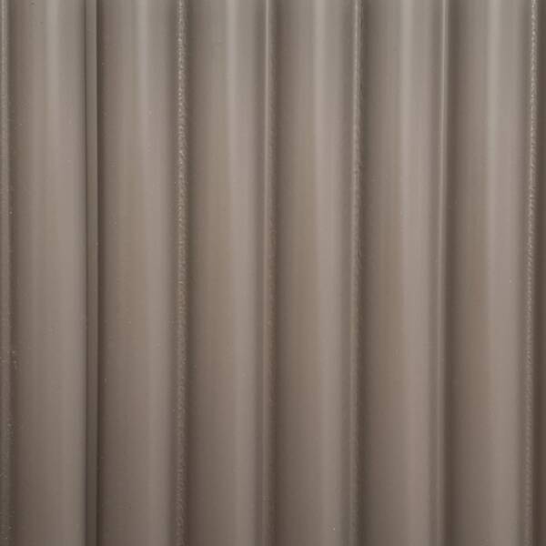Sulcado Fluted Slat Panel 120mm - Affogato Brown - Floors To Walls