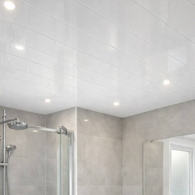 High Gloss White Wall and Ceiling Panels
