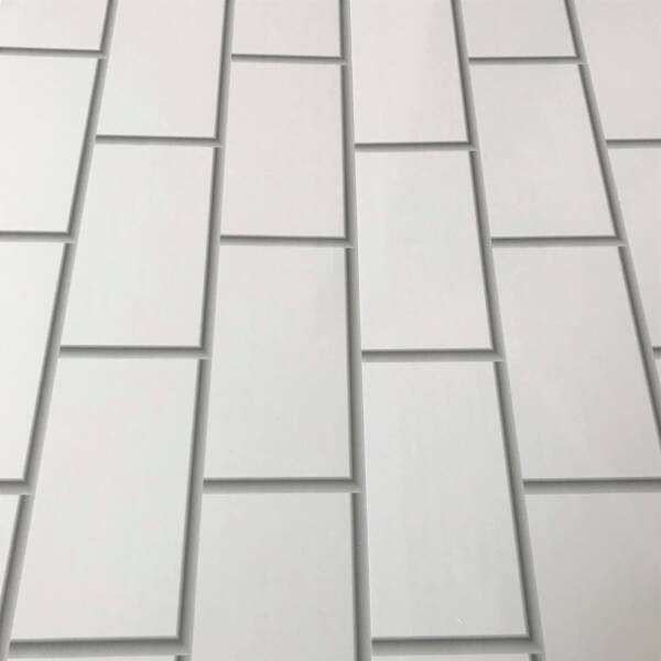 Jubilee Tile Effect White - Floors To Walls