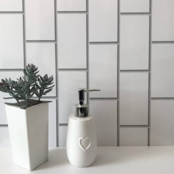 Jubilee Tile Effect White - Floors To Walls