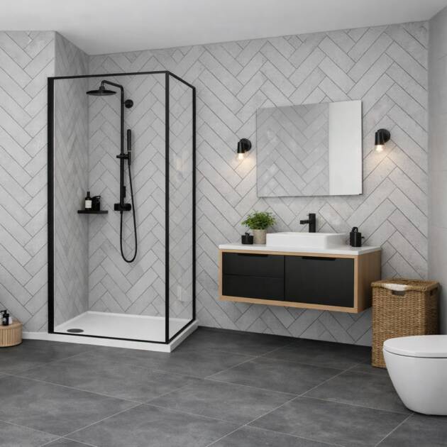 large-grey-chevron-matt-1m-shower-panelling-bathroom-wall-panels-floors-to-walls