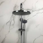 Large White Marble - 1m Shower Wall Panelling - Floors To Walls