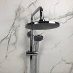 Large White Marble - 1m Shower Wall Panelling - Floors To Walls