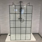 Large Wave Tile - 1m Shower Wall Panelling - Floors To Walls