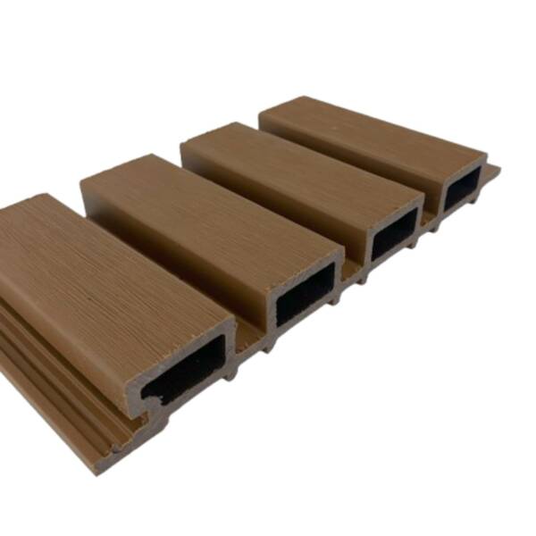 External Slat Wall Cladding - Light Teak - Image 3