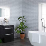 London Tile (white brick) - Pack of 4 - Floors To Walls